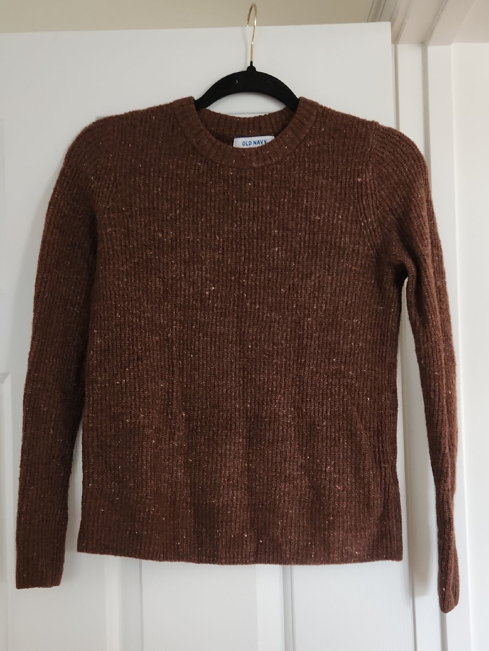 Old Navy Women's Chestnut Brown Crewneck Sweater